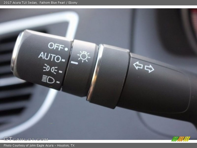 Fathom Blue Pearl / Ebony 2017 Acura TLX Sedan