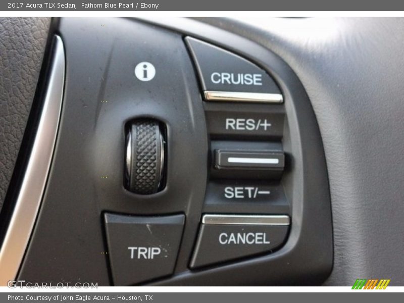 Fathom Blue Pearl / Ebony 2017 Acura TLX Sedan