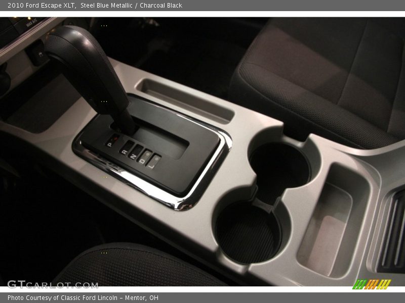 Steel Blue Metallic / Charcoal Black 2010 Ford Escape XLT