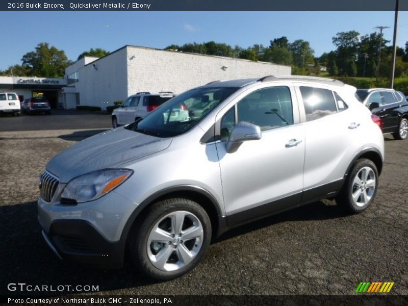 Quicksilver Metallic / Ebony 2016 Buick Encore