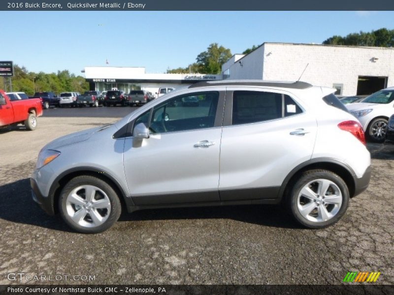Quicksilver Metallic / Ebony 2016 Buick Encore