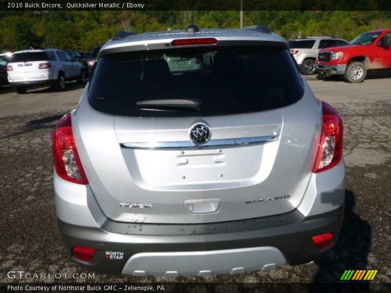 Quicksilver Metallic / Ebony 2016 Buick Encore