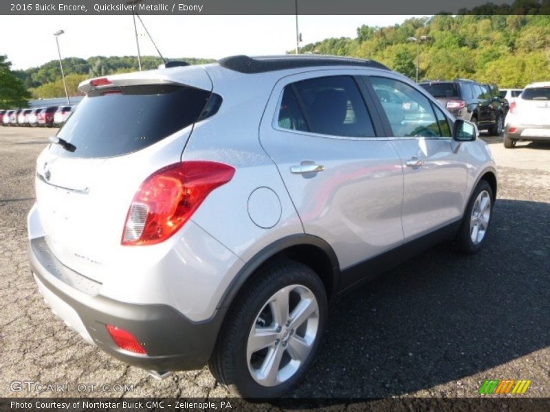 Quicksilver Metallic / Ebony 2016 Buick Encore