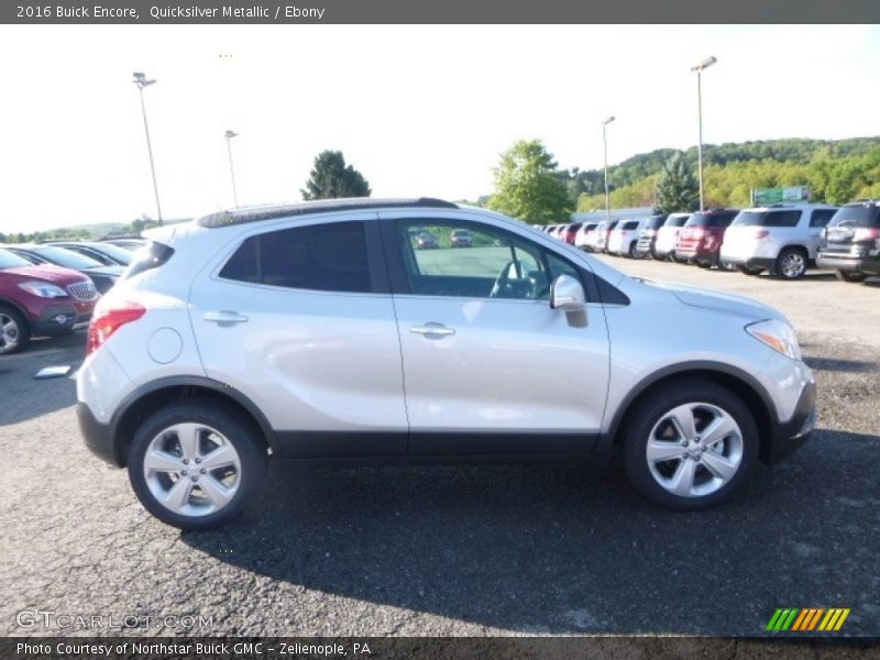 Quicksilver Metallic / Ebony 2016 Buick Encore
