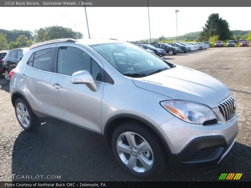 Quicksilver Metallic / Ebony 2016 Buick Encore