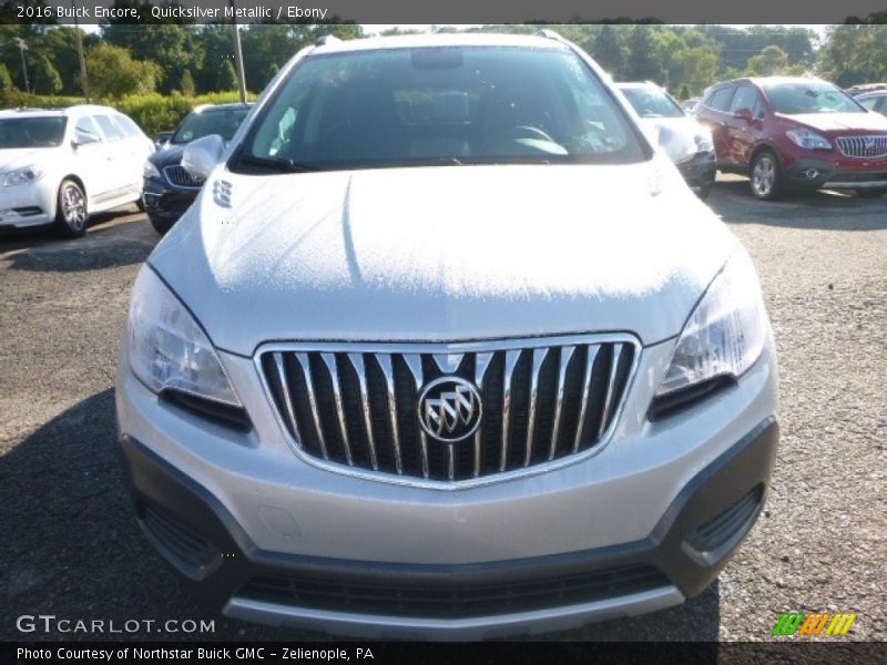 Quicksilver Metallic / Ebony 2016 Buick Encore