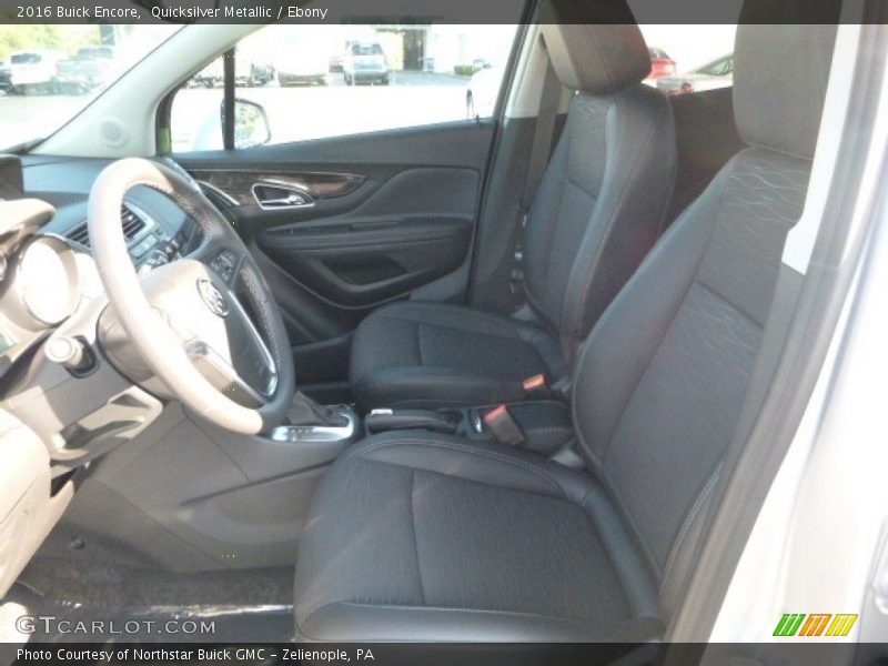Quicksilver Metallic / Ebony 2016 Buick Encore