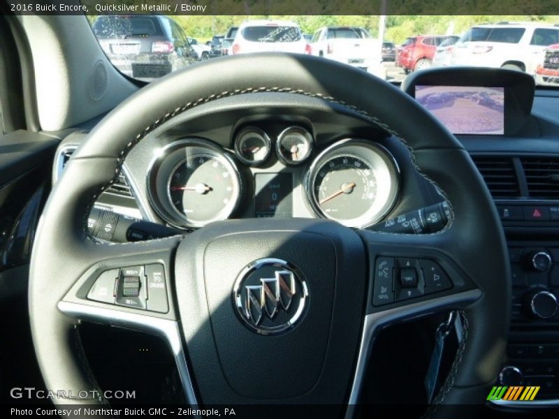 Quicksilver Metallic / Ebony 2016 Buick Encore