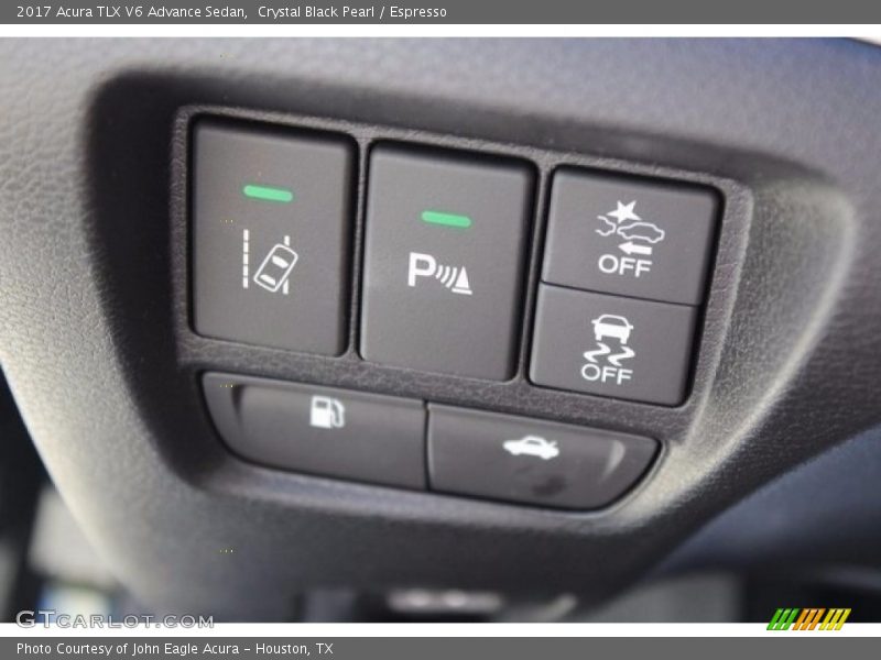 Crystal Black Pearl / Espresso 2017 Acura TLX V6 Advance Sedan