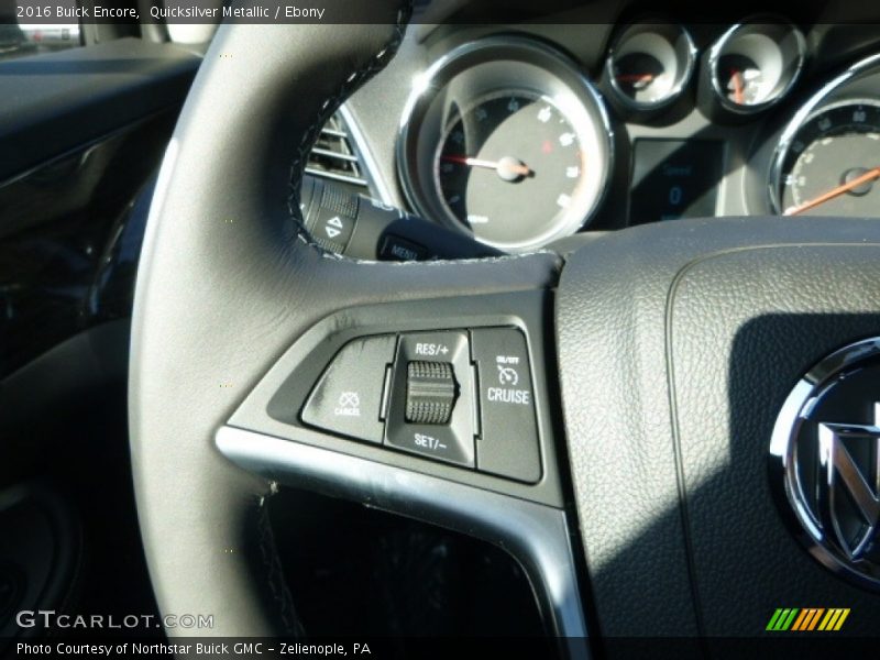Quicksilver Metallic / Ebony 2016 Buick Encore