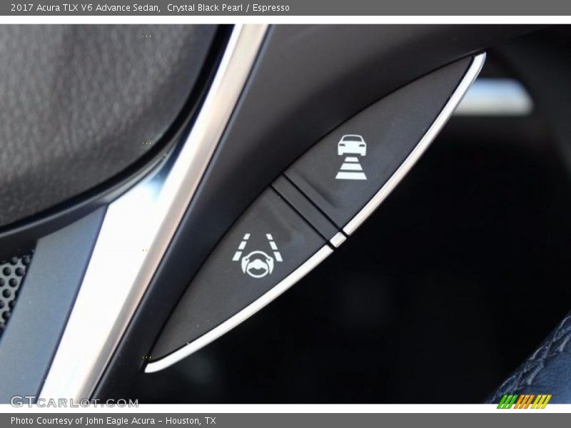 Crystal Black Pearl / Espresso 2017 Acura TLX V6 Advance Sedan