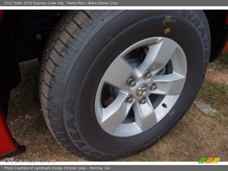 Flame Red / Black/Diesel Gray 2017 Ram 1500 Express Crew Cab