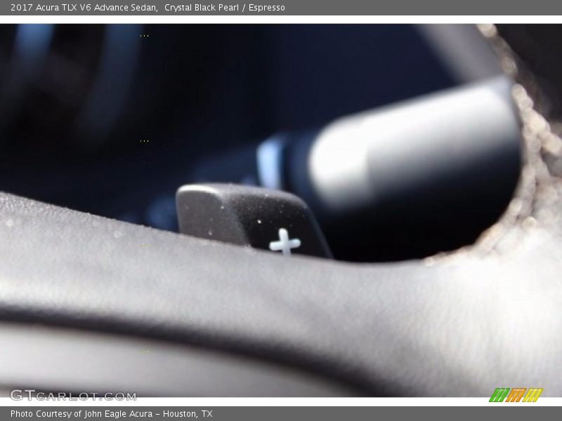 Crystal Black Pearl / Espresso 2017 Acura TLX V6 Advance Sedan