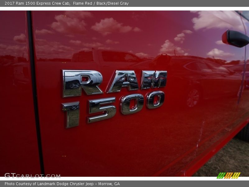 Flame Red / Black/Diesel Gray 2017 Ram 1500 Express Crew Cab