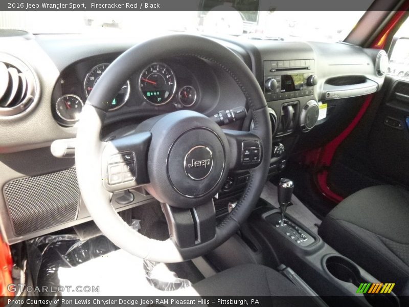 Firecracker Red / Black 2016 Jeep Wrangler Sport