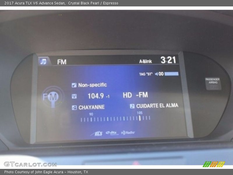 Crystal Black Pearl / Espresso 2017 Acura TLX V6 Advance Sedan