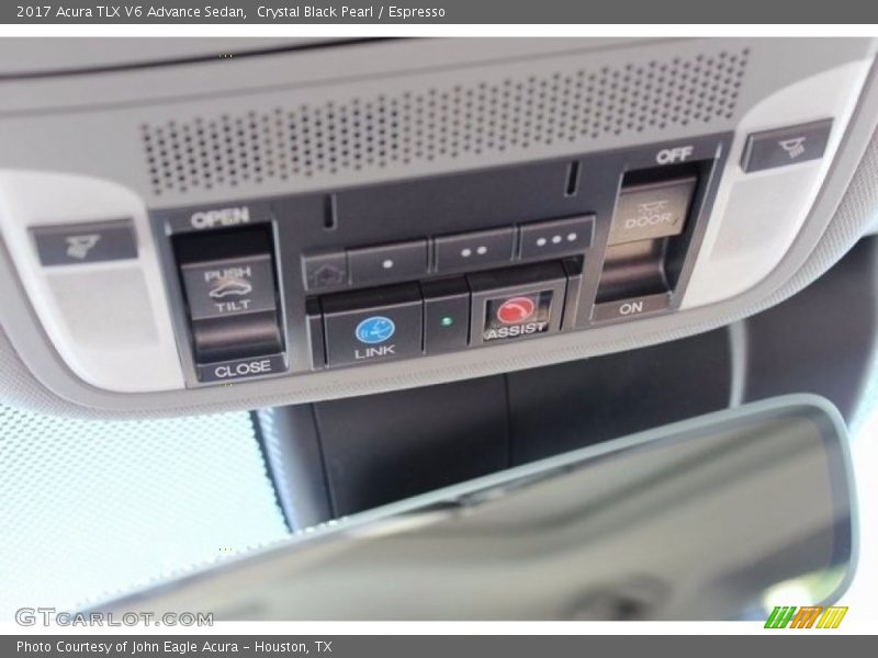 Crystal Black Pearl / Espresso 2017 Acura TLX V6 Advance Sedan