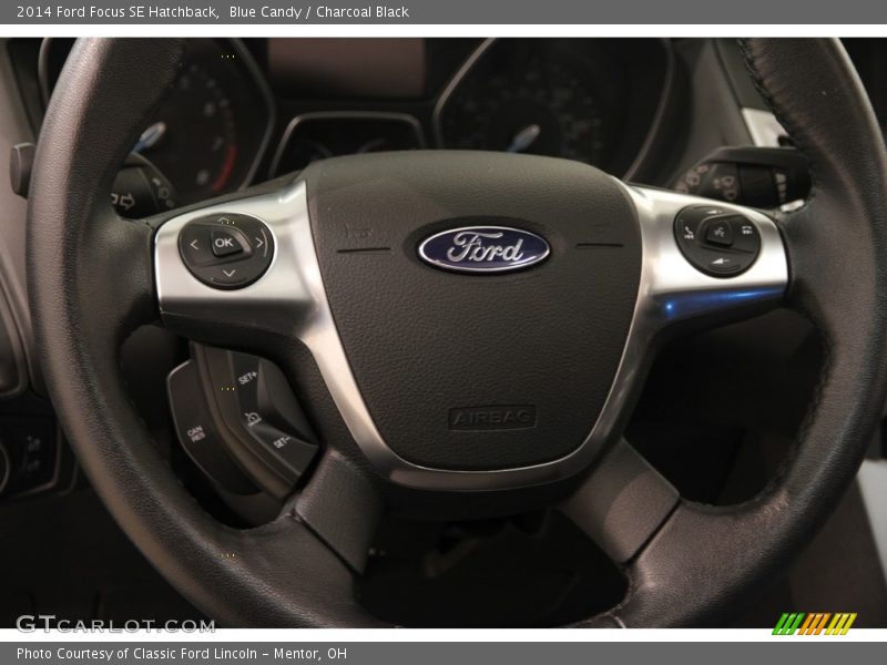 Blue Candy / Charcoal Black 2014 Ford Focus SE Hatchback