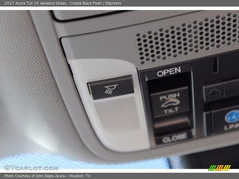 Crystal Black Pearl / Espresso 2017 Acura TLX V6 Advance Sedan