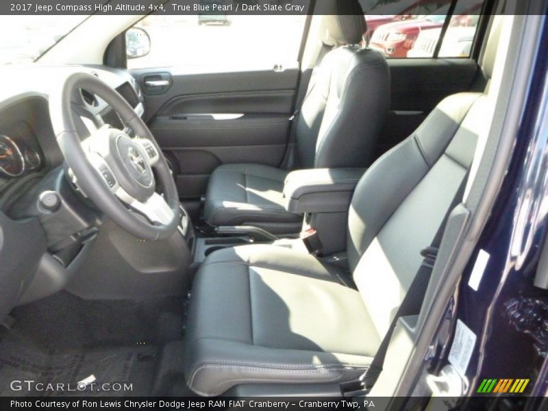 Front Seat of 2017 Compass High Altitude 4x4