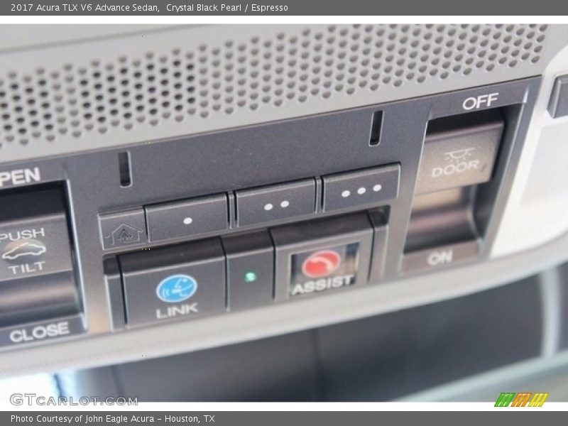 Crystal Black Pearl / Espresso 2017 Acura TLX V6 Advance Sedan