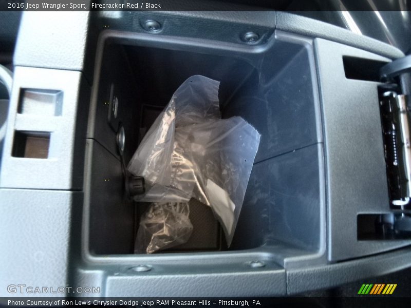 Firecracker Red / Black 2016 Jeep Wrangler Sport