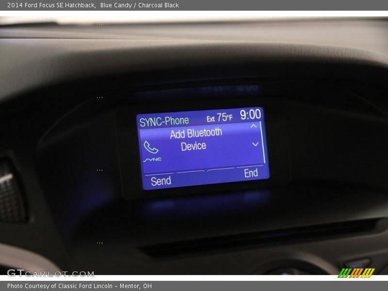 Blue Candy / Charcoal Black 2014 Ford Focus SE Hatchback