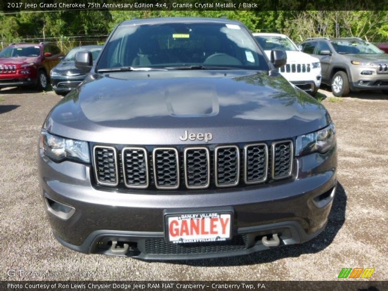 Granite Crystal Metallic / Black 2017 Jeep Grand Cherokee 75th Annivesary Edition 4x4