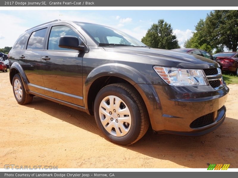Granite Pearl-Coat / Black 2017 Dodge Journey SE