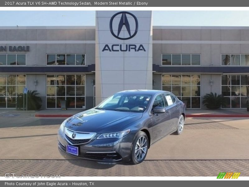 Modern Steel Metallic / Ebony 2017 Acura TLX V6 SH-AWD Technology Sedan