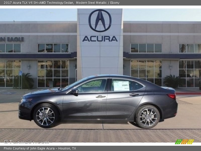 Modern Steel Metallic / Ebony 2017 Acura TLX V6 SH-AWD Technology Sedan