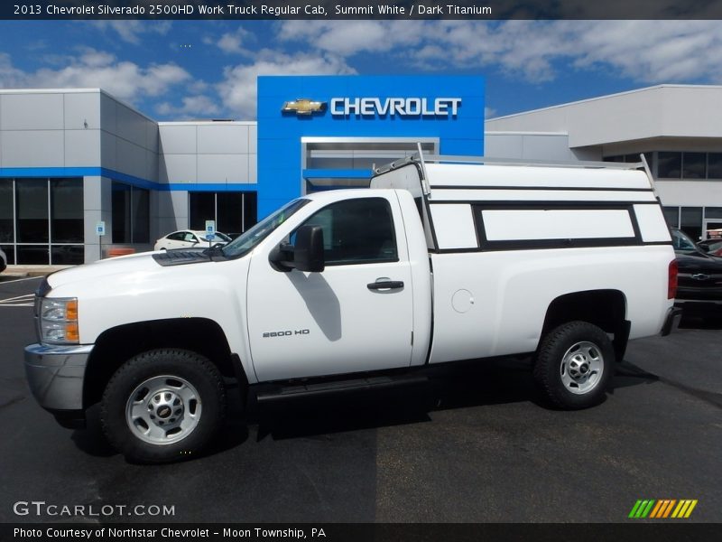 Summit White / Dark Titanium 2013 Chevrolet Silverado 2500HD Work Truck Regular Cab