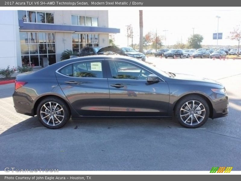 Modern Steel Metallic / Ebony 2017 Acura TLX V6 SH-AWD Technology Sedan
