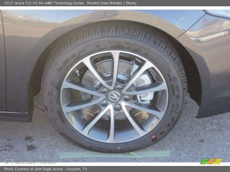 Modern Steel Metallic / Ebony 2017 Acura TLX V6 SH-AWD Technology Sedan