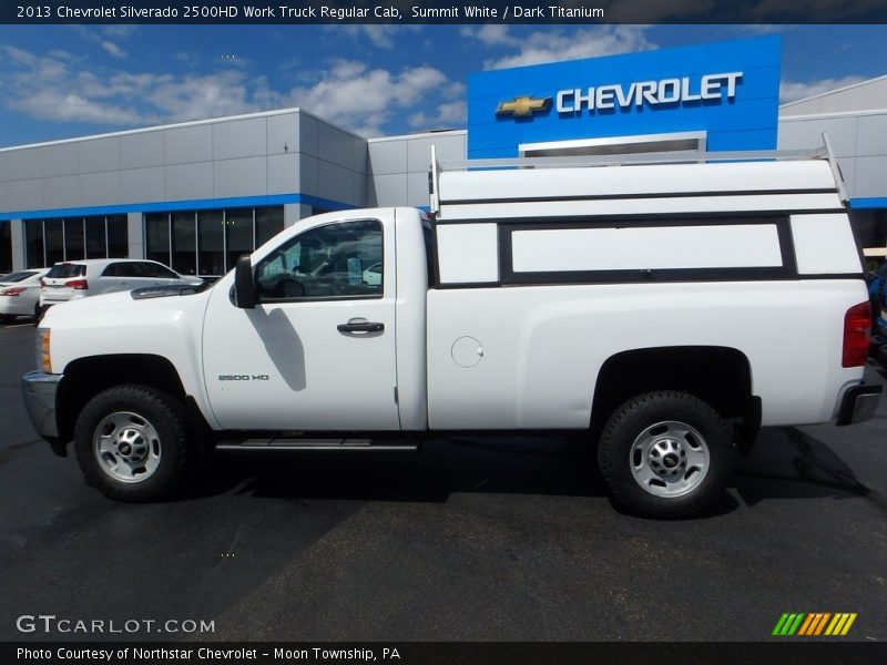 Summit White / Dark Titanium 2013 Chevrolet Silverado 2500HD Work Truck Regular Cab
