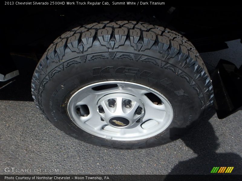 Summit White / Dark Titanium 2013 Chevrolet Silverado 2500HD Work Truck Regular Cab