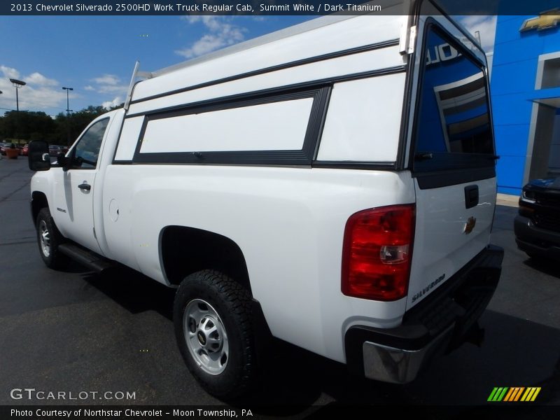 Summit White / Dark Titanium 2013 Chevrolet Silverado 2500HD Work Truck Regular Cab