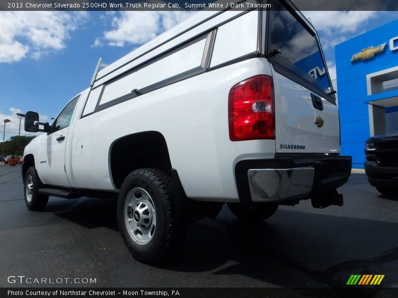 Summit White / Dark Titanium 2013 Chevrolet Silverado 2500HD Work Truck Regular Cab
