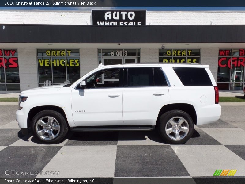 Summit White / Jet Black 2016 Chevrolet Tahoe LS