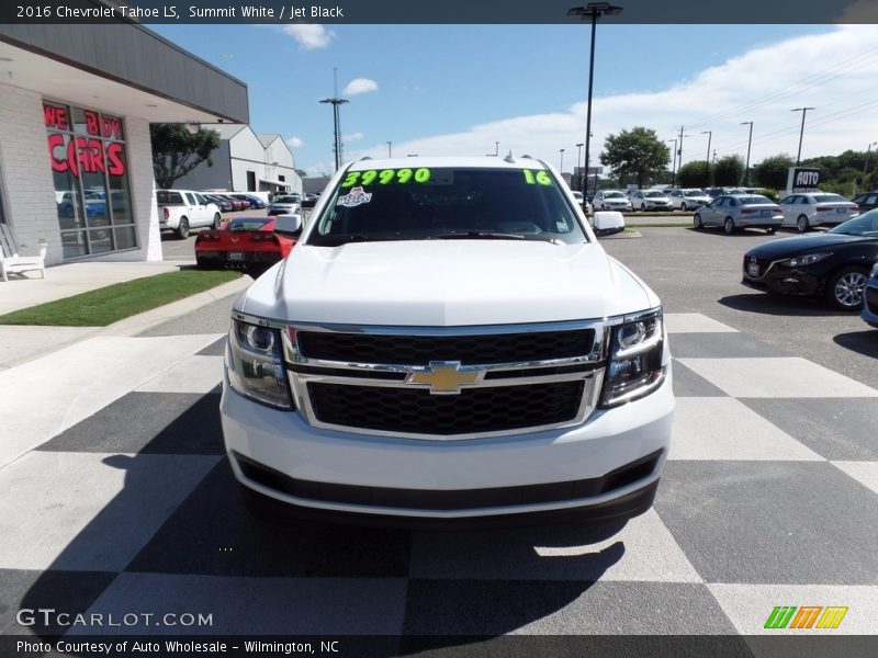 Summit White / Jet Black 2016 Chevrolet Tahoe LS