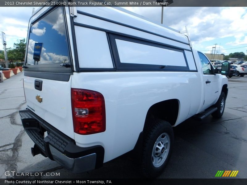 Summit White / Dark Titanium 2013 Chevrolet Silverado 2500HD Work Truck Regular Cab