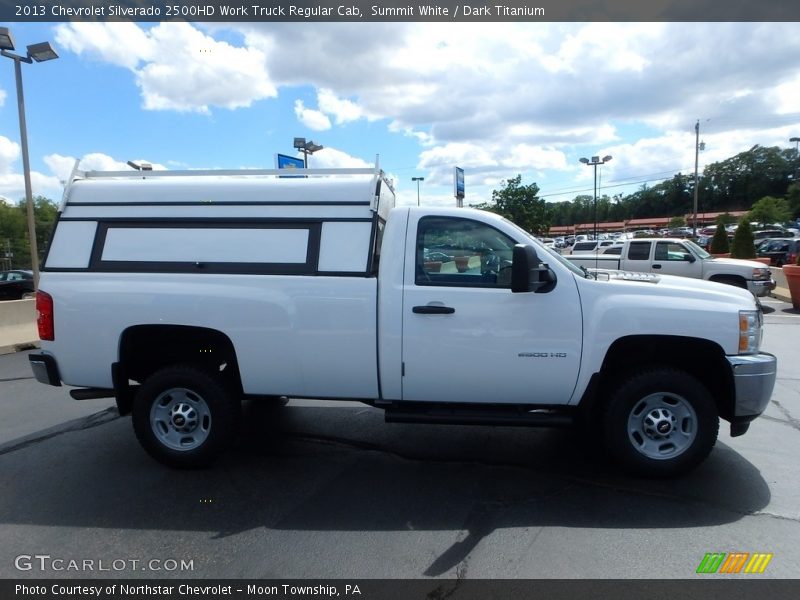 Summit White / Dark Titanium 2013 Chevrolet Silverado 2500HD Work Truck Regular Cab