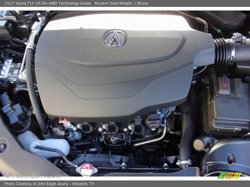 Modern Steel Metallic / Ebony 2017 Acura TLX V6 SH-AWD Technology Sedan