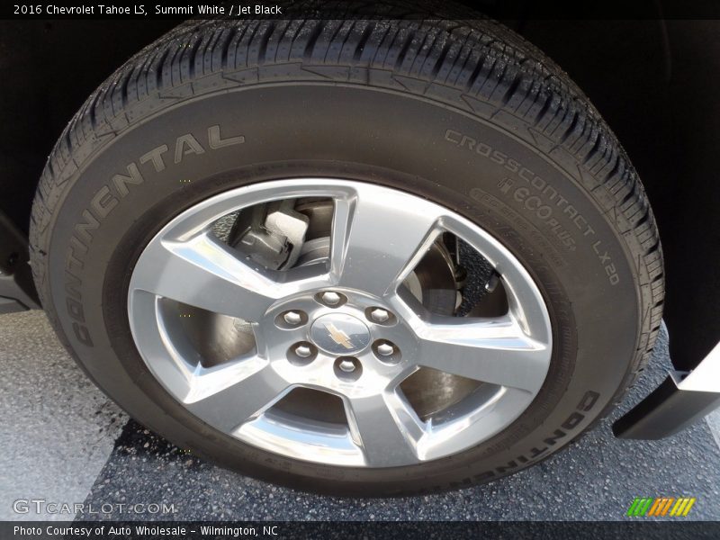 Summit White / Jet Black 2016 Chevrolet Tahoe LS