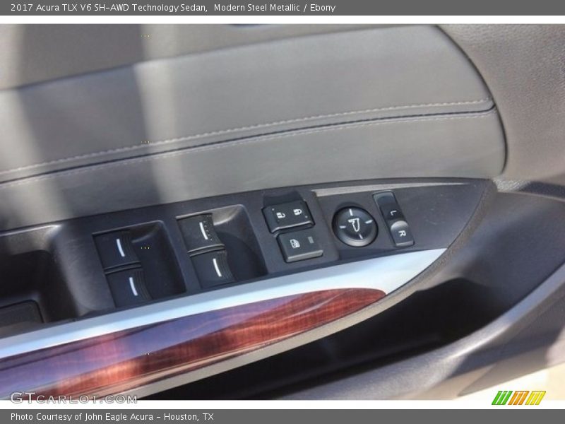 Modern Steel Metallic / Ebony 2017 Acura TLX V6 SH-AWD Technology Sedan
