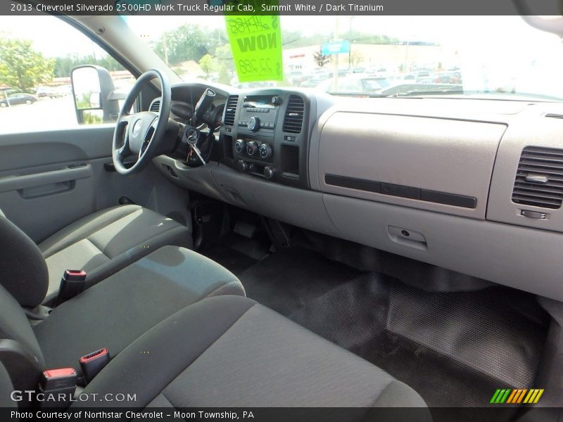 Summit White / Dark Titanium 2013 Chevrolet Silverado 2500HD Work Truck Regular Cab
