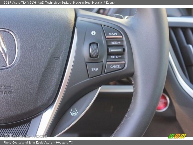 Modern Steel Metallic / Ebony 2017 Acura TLX V6 SH-AWD Technology Sedan