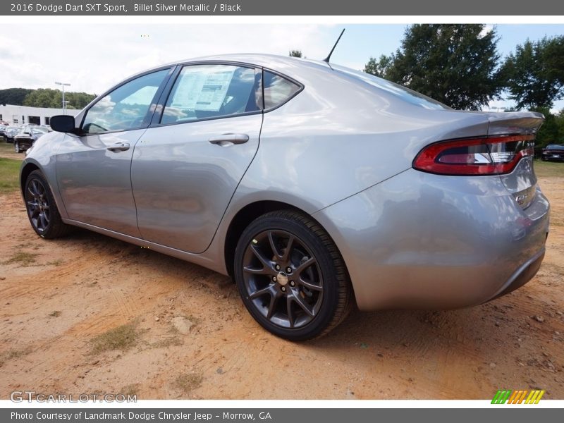 Billet Silver Metallic / Black 2016 Dodge Dart SXT Sport