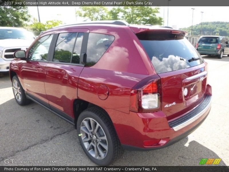 Deep Cherry Red Crystal Pearl / Dark Slate Gray 2017 Jeep Compass High Altitude 4x4
