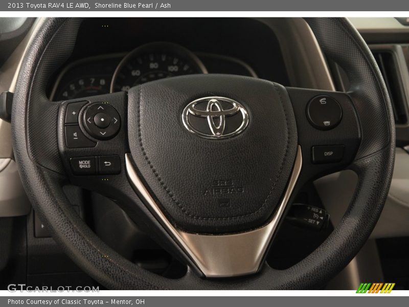 Shoreline Blue Pearl / Ash 2013 Toyota RAV4 LE AWD